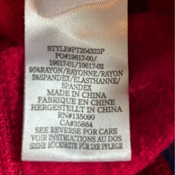 Peloton Sweatshirt Side Slit Red Super Soft Light Size XL - Picture 7 of 9